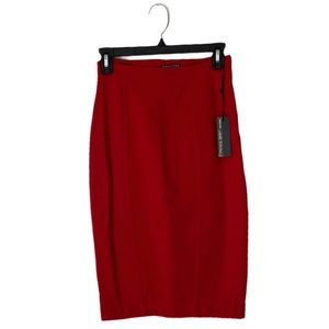 Express Red Skirt